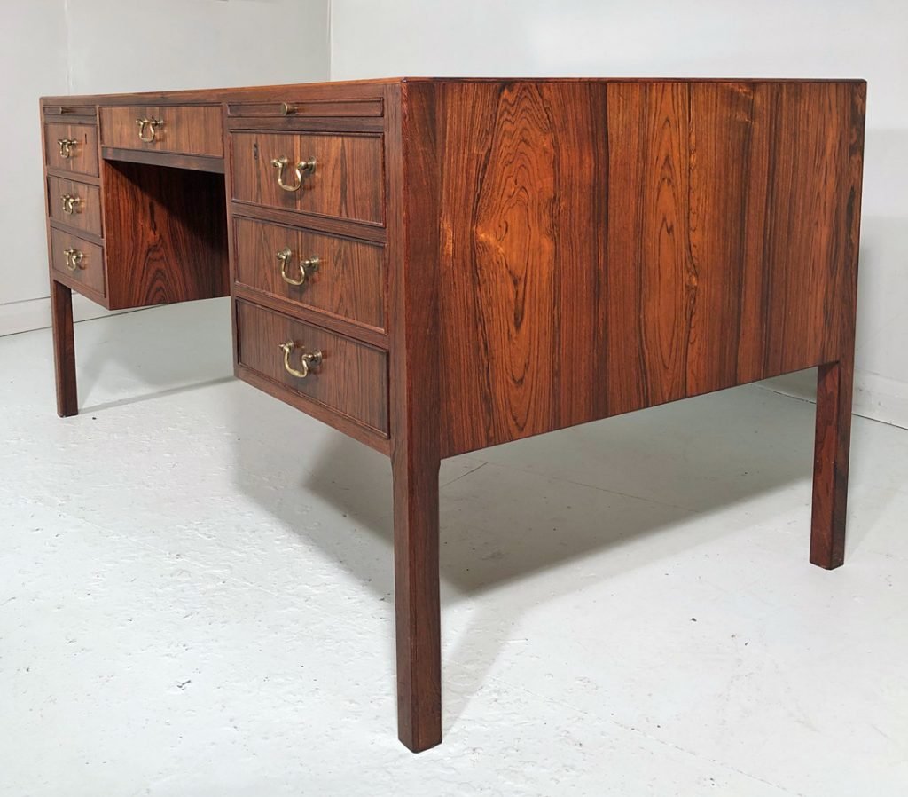 Ole Wanscher Danish rosewood desk - mid century modern