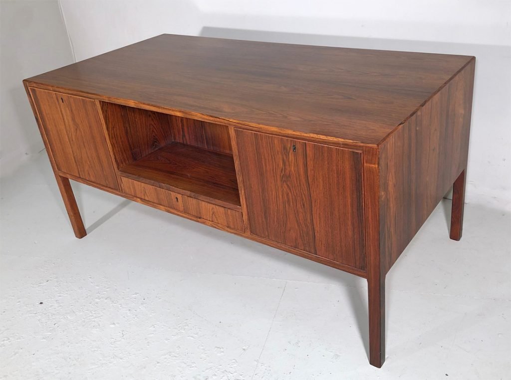 Ole Wanscher Danish rosewood desk - mid century modern