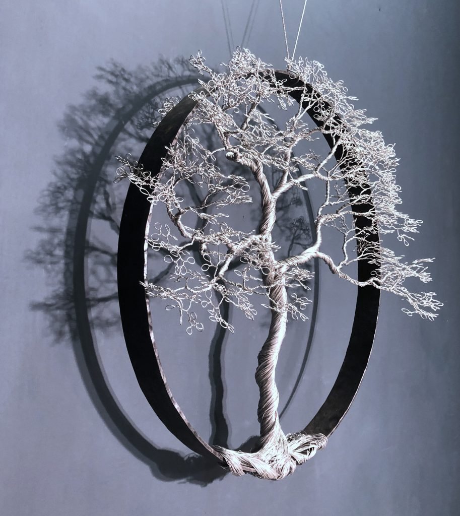 Wire Tree sculpture Keith Simpson
