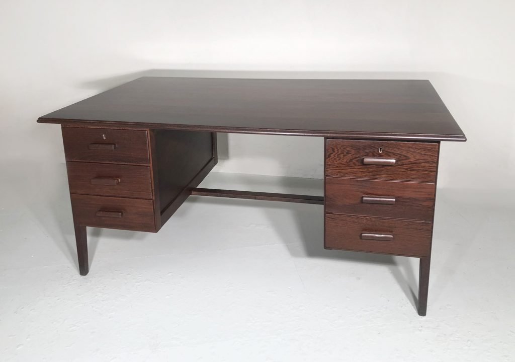 1950s Partridge Wood Desk Mid Century