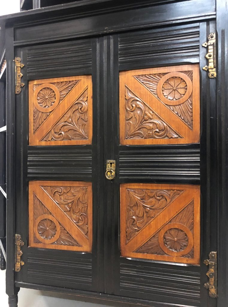 Aesthetic Movement ebonised cabinet