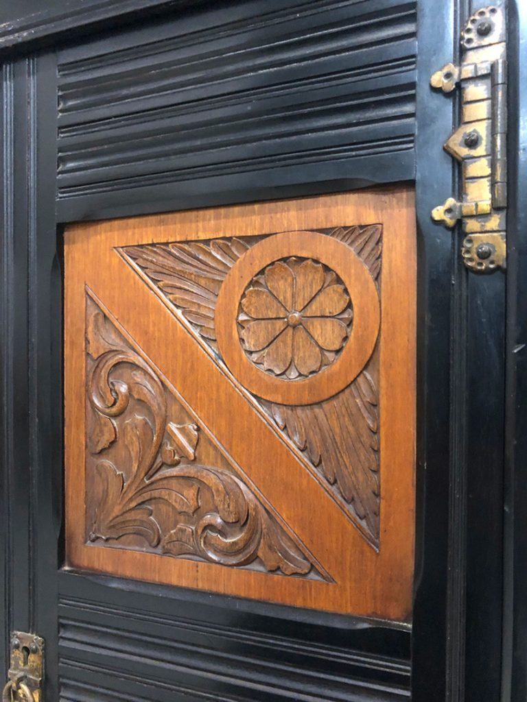 Aesthetic Movement ebonised cabinet