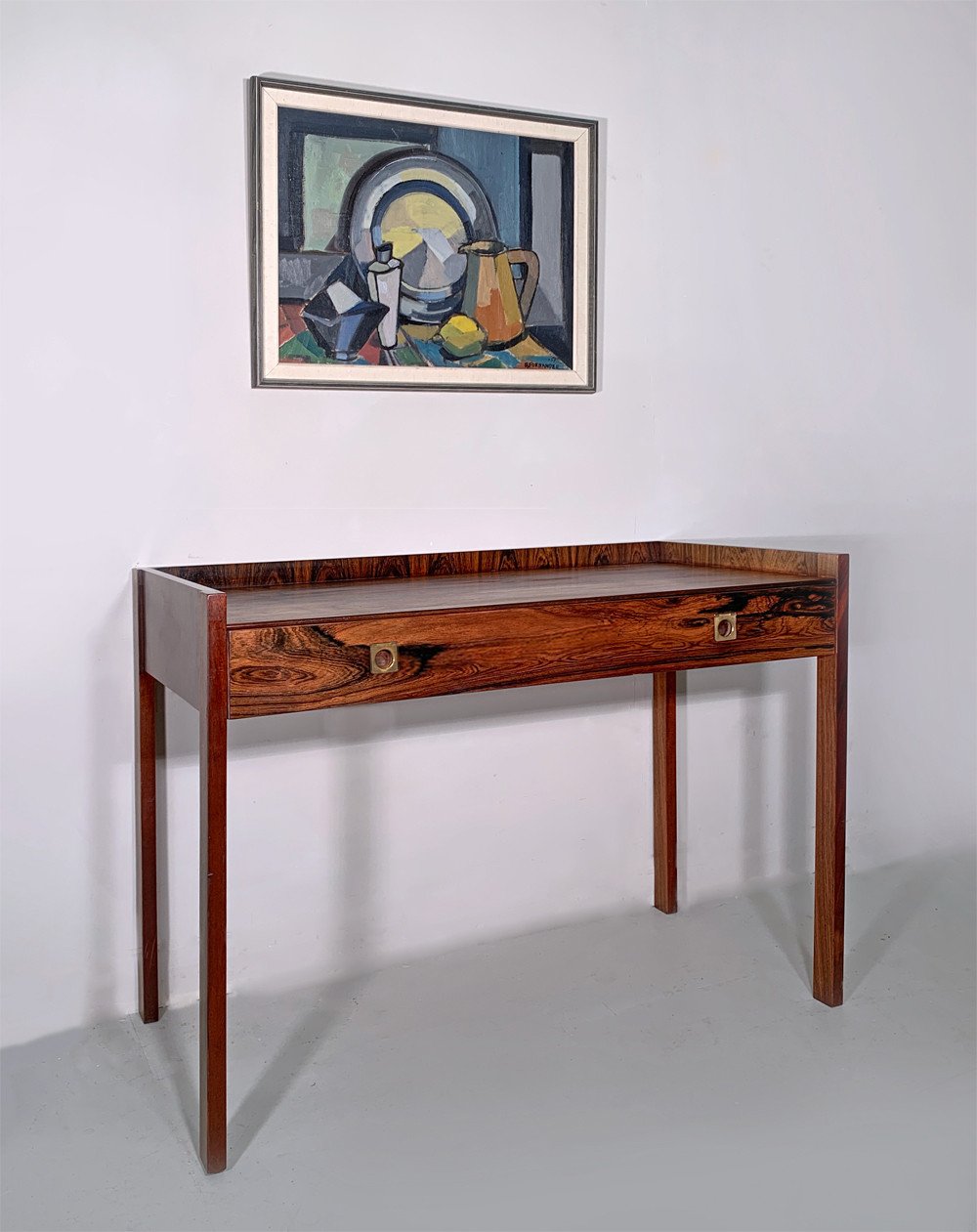 Robert Heritage rosewood console table/desk
