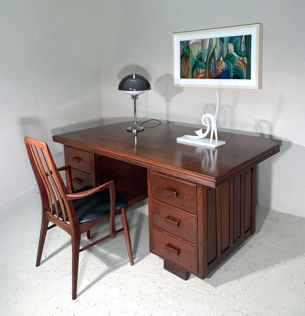 Deco rosewood desk