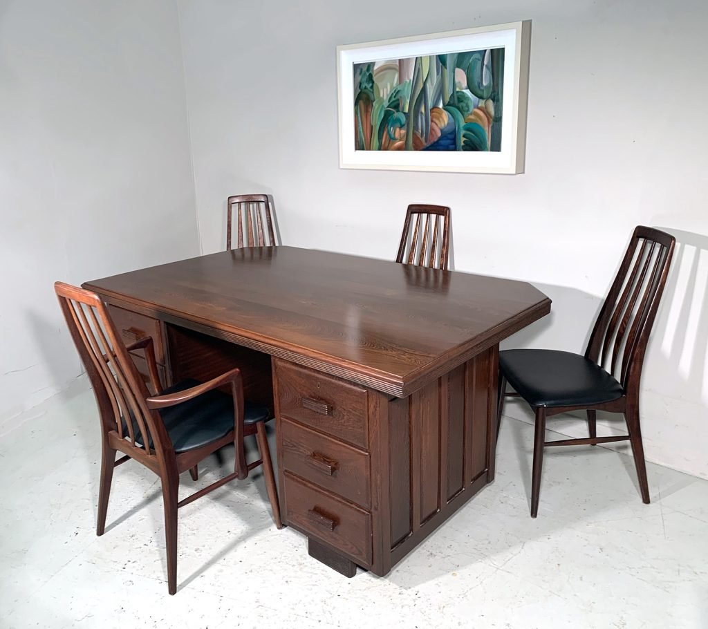 Deco rosewood desk